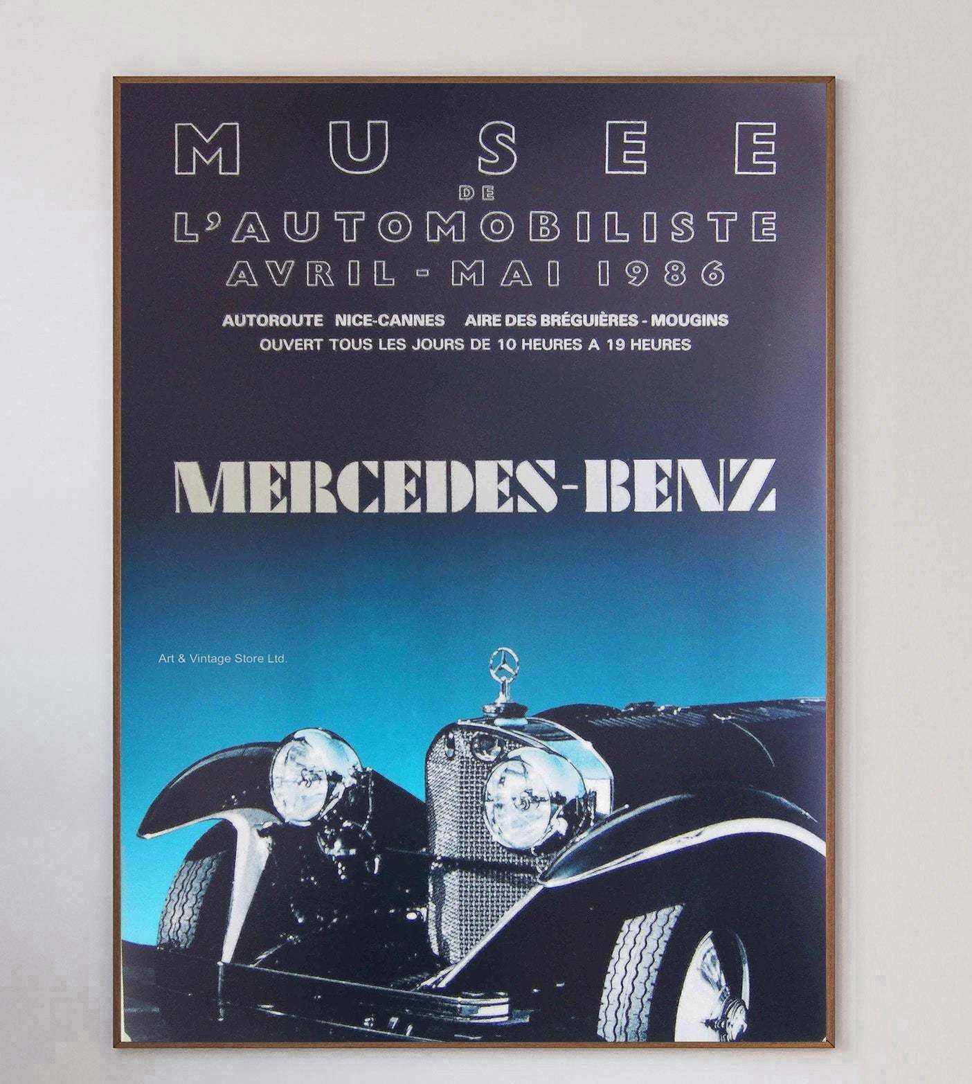 Mercedes Benz Original Vintage Poster photo 312.0