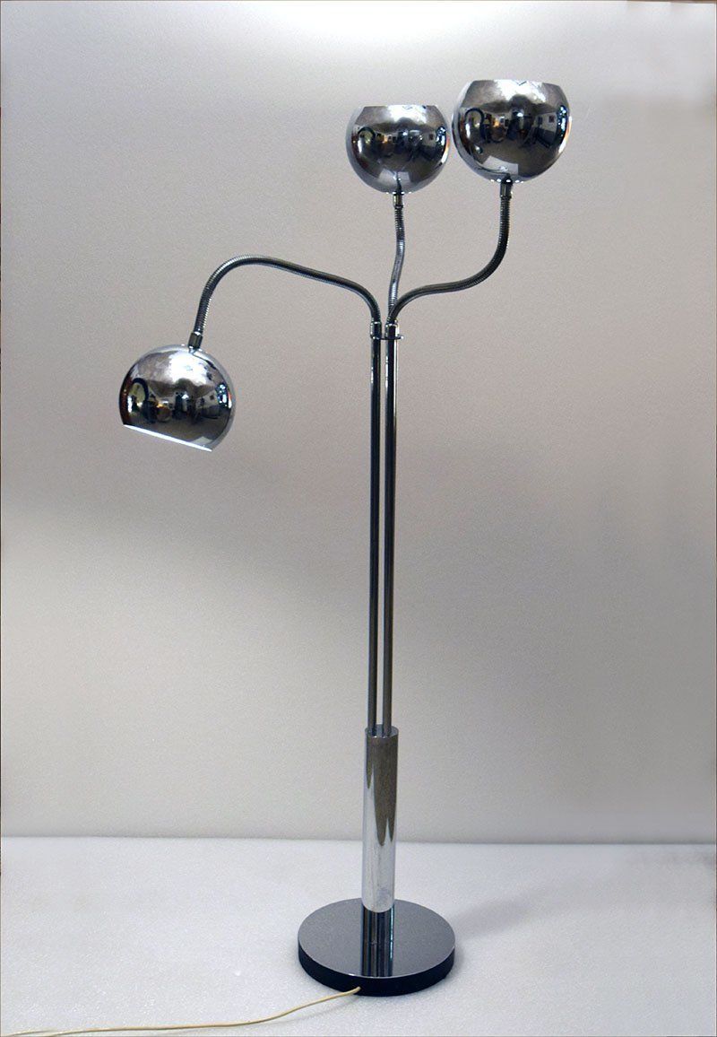 Floor Lamp With 3 Lights By Goffredo Reggiani For Reggiani, 1970s photo Lighting