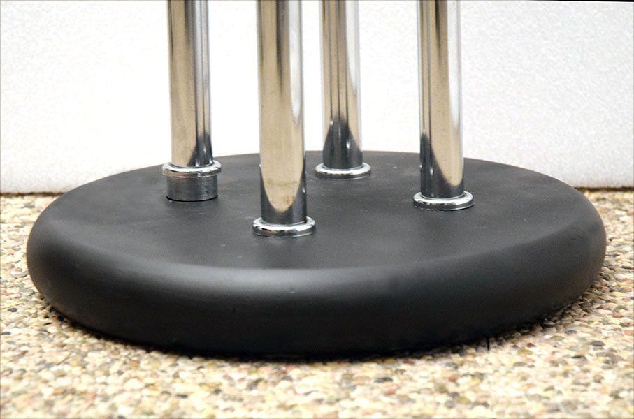 Sculpture Coat Hanger In Chromed Steel, 1970s photo vinterior