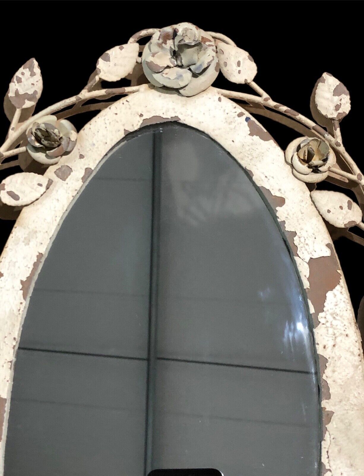 Attractive Small Vintage Metal Wall Mirror photo Home Decor