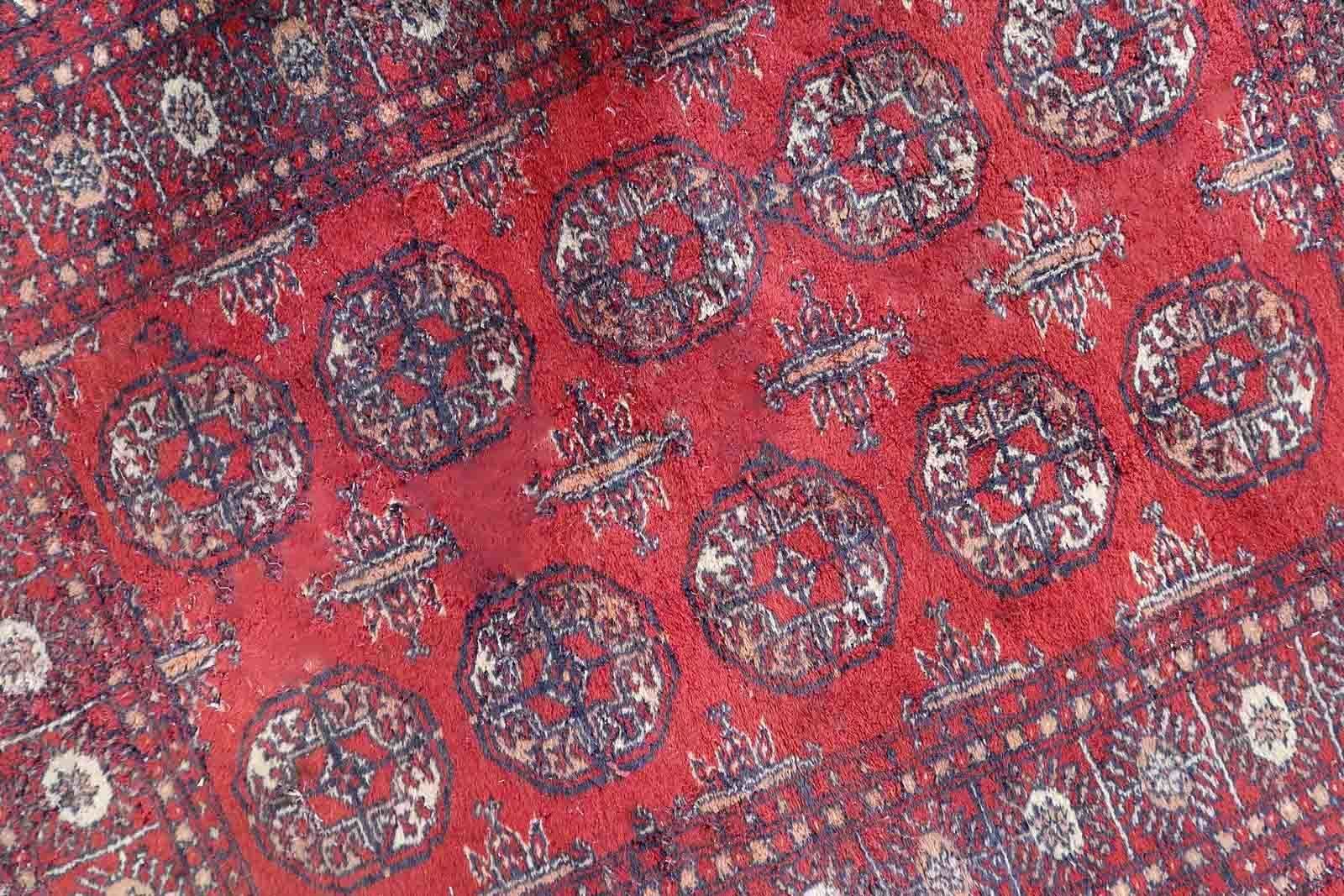 Handmade Vintage Indian Seraband Rug 3.2' X 4.9' (100cm X 151cm) 1950s photo buy