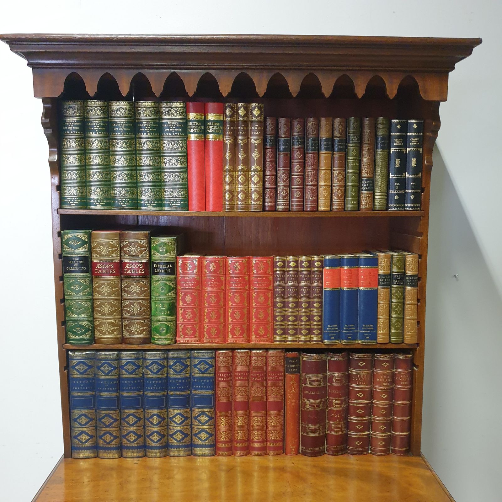 Georgian Open Bookcase Of Small Proportions photo furniture