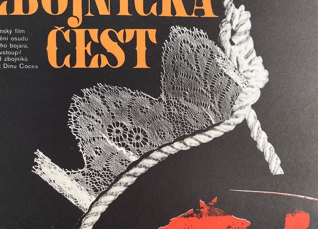 Original Film Poster, Iancu Jianu, The Outlaw, Věra Nováková, 1983, Genuine Czech Vintage Print photo furniture