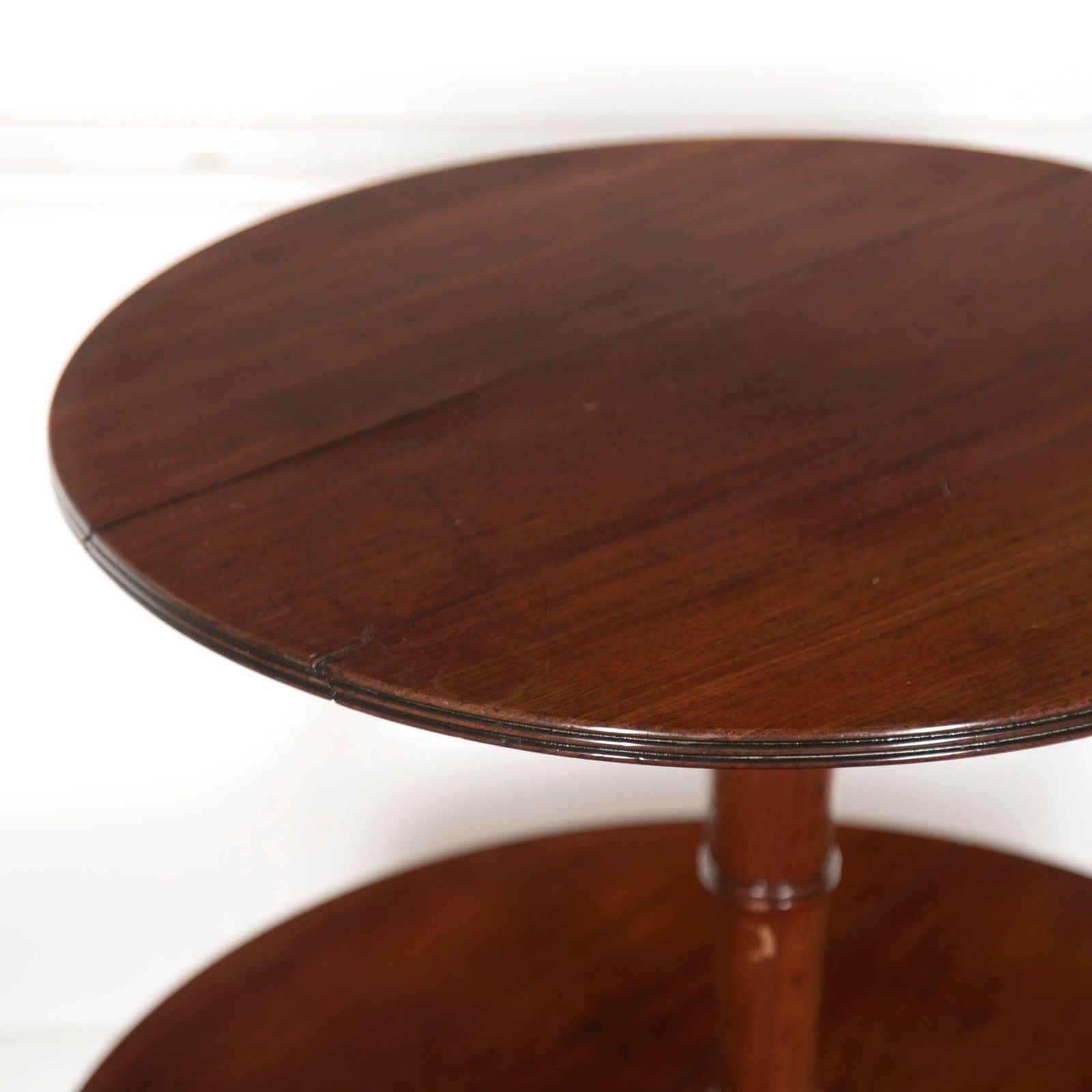 Original Antique 19th Century English Mahogany Dumb Waiter, Table photo vinterior