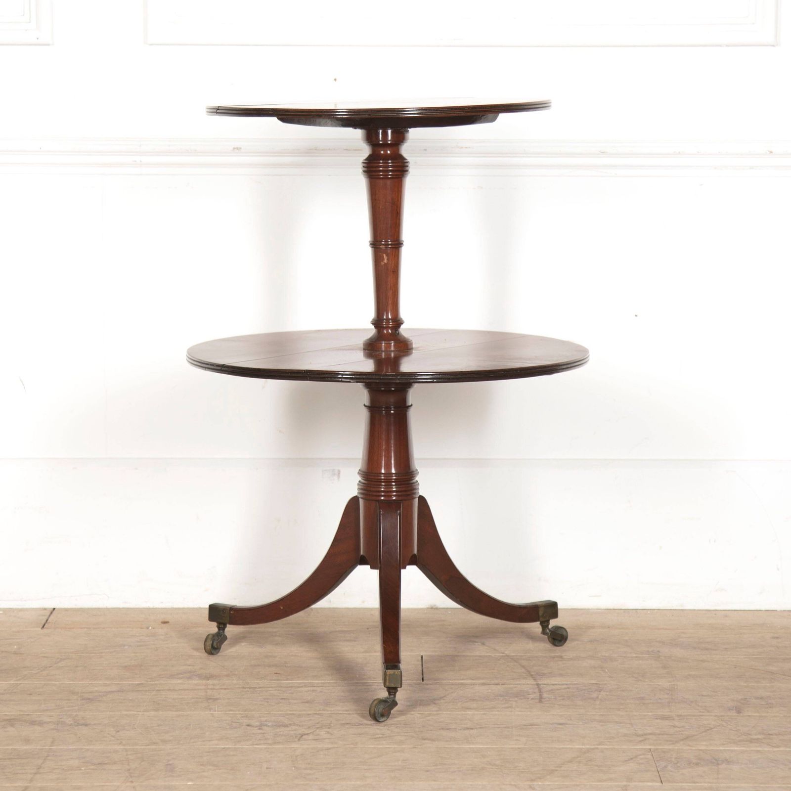 Original Antique 19th Century English Mahogany Dumb Waiter, Table photo buy