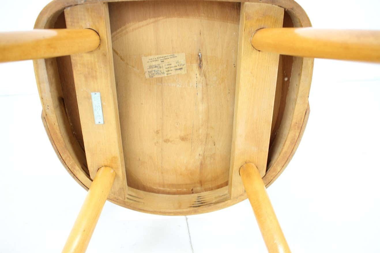 photo vintage Oswald Haerdtl Beech Chair, Czechoslovakia, 1959