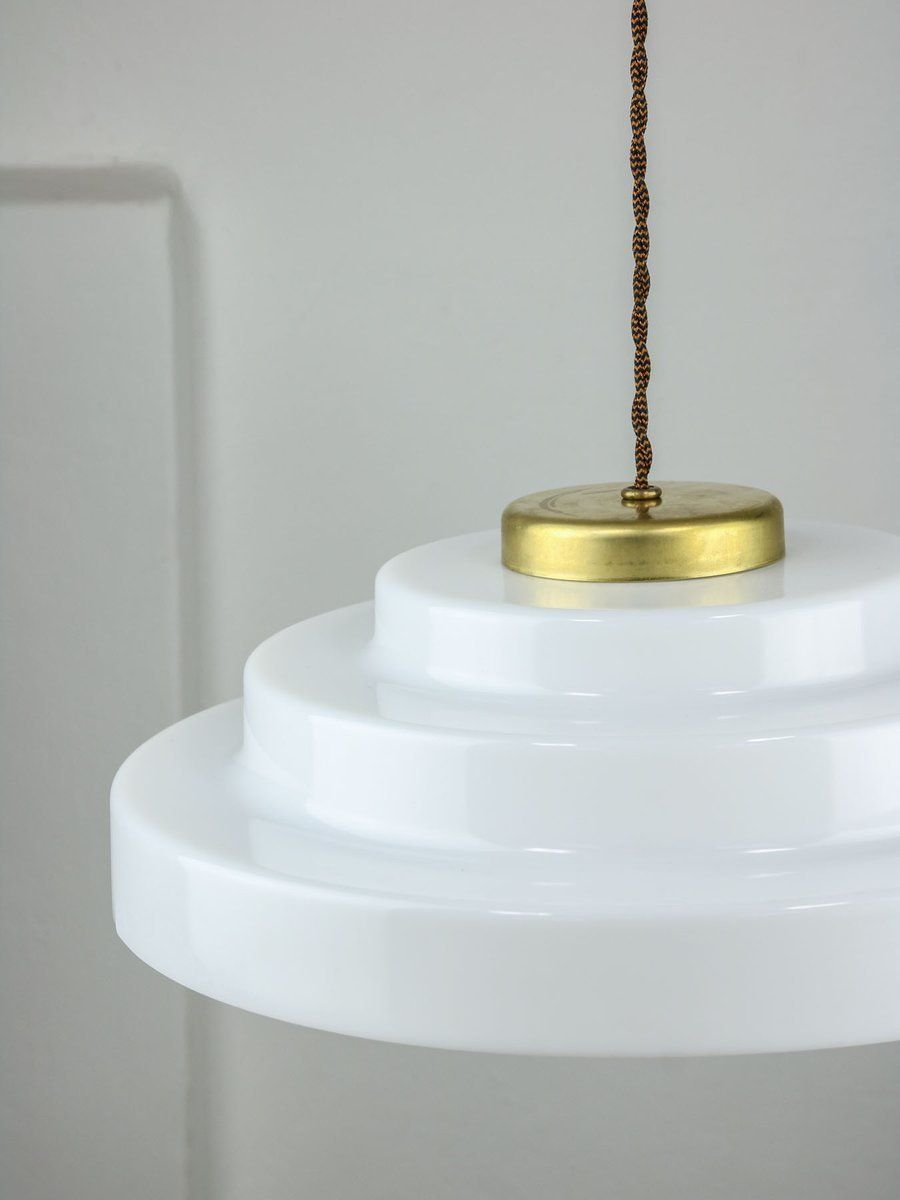Mid Century Cascade Brass And Acrylic Glass Pendant Lamp photo furniture