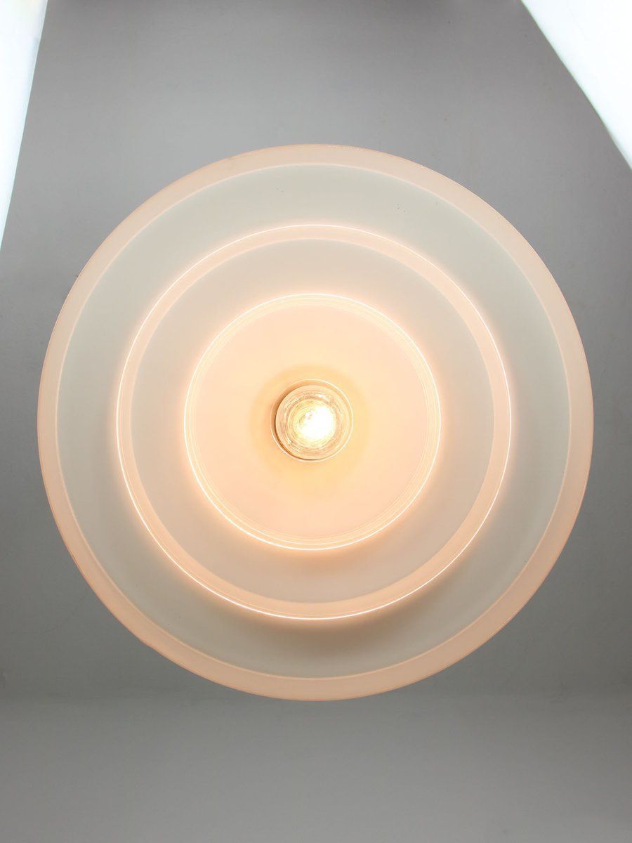Mid Century Cascade Brass And Acrylic Glass Pendant Lamp photo 1028.0