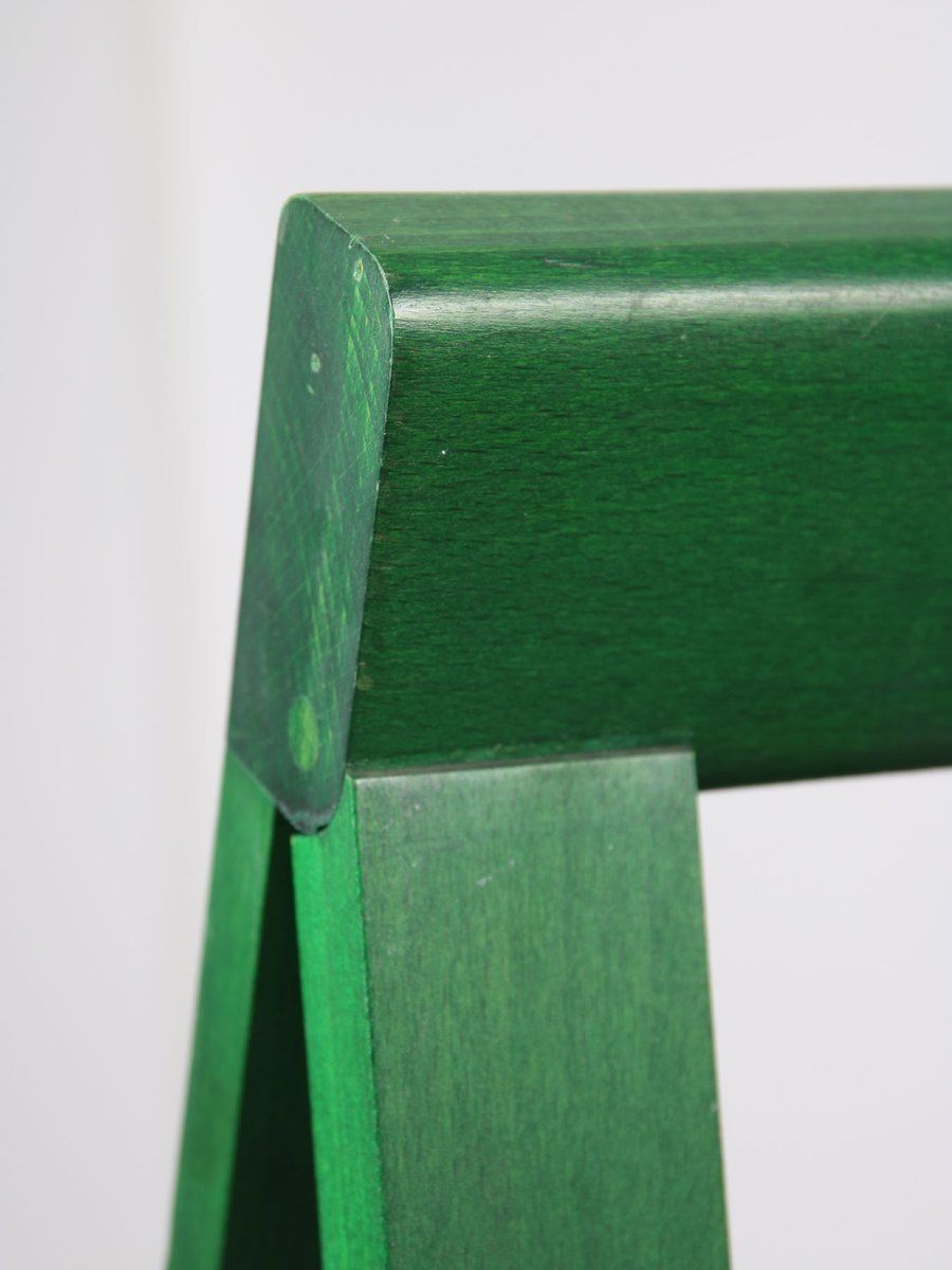 Furniture Vintage Green Trieste Folding Chair Attributed To Aldo Jacober, 1960s photo