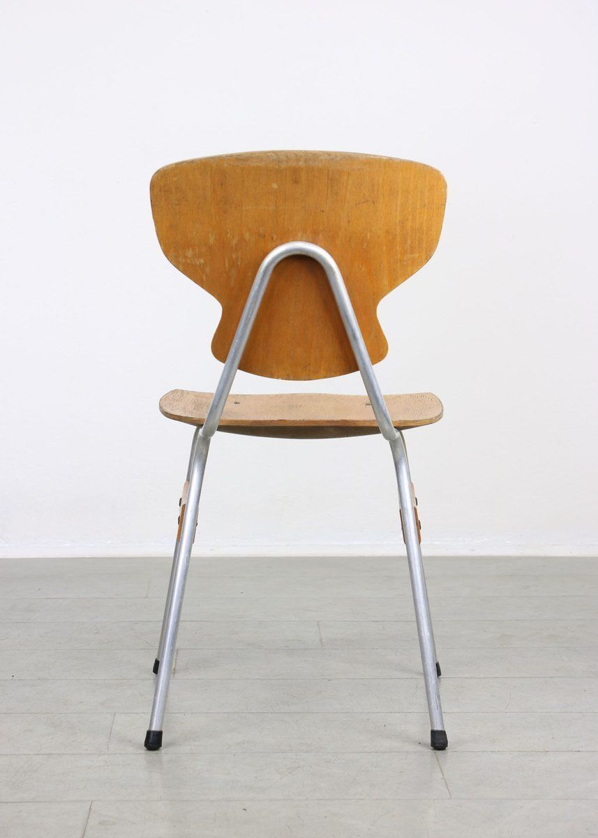 photo furniture Mid Century Plywood Desk Chairs By Niko Kralj For Stol Kamnik, Set Of 2