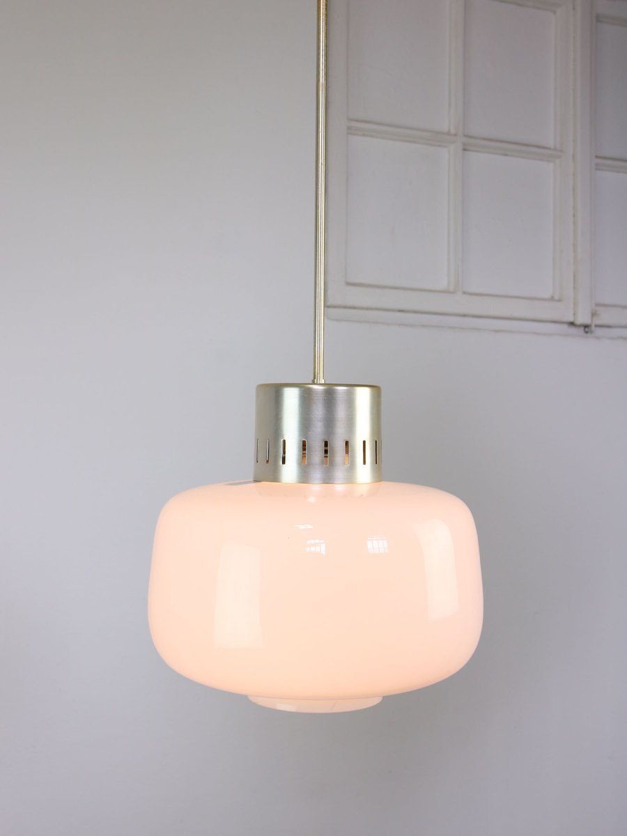 Mid Century Opaline Pendant Lamp photo 1170.0