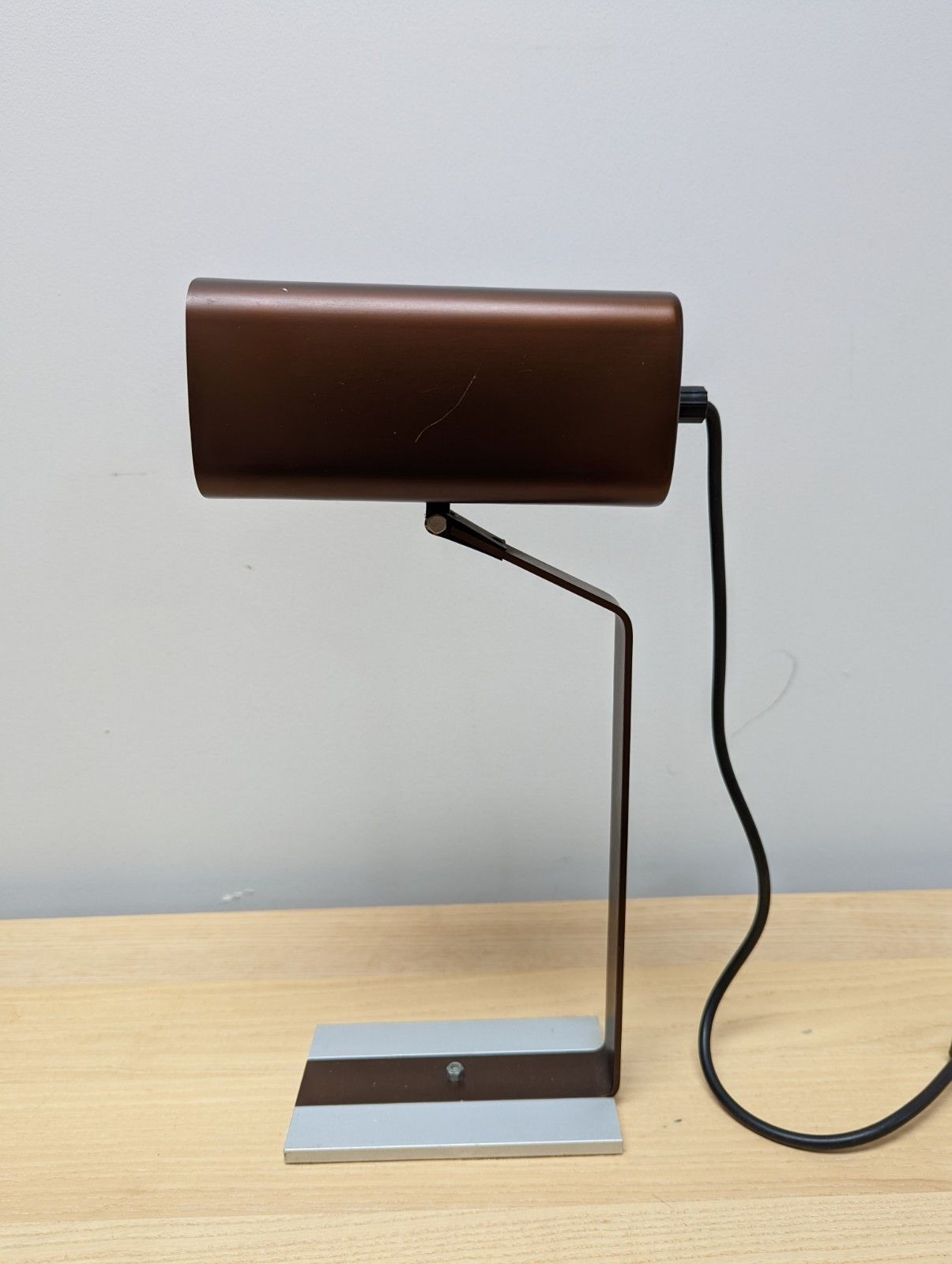 Italian Desklamp In Bronze And Silver photo furniture