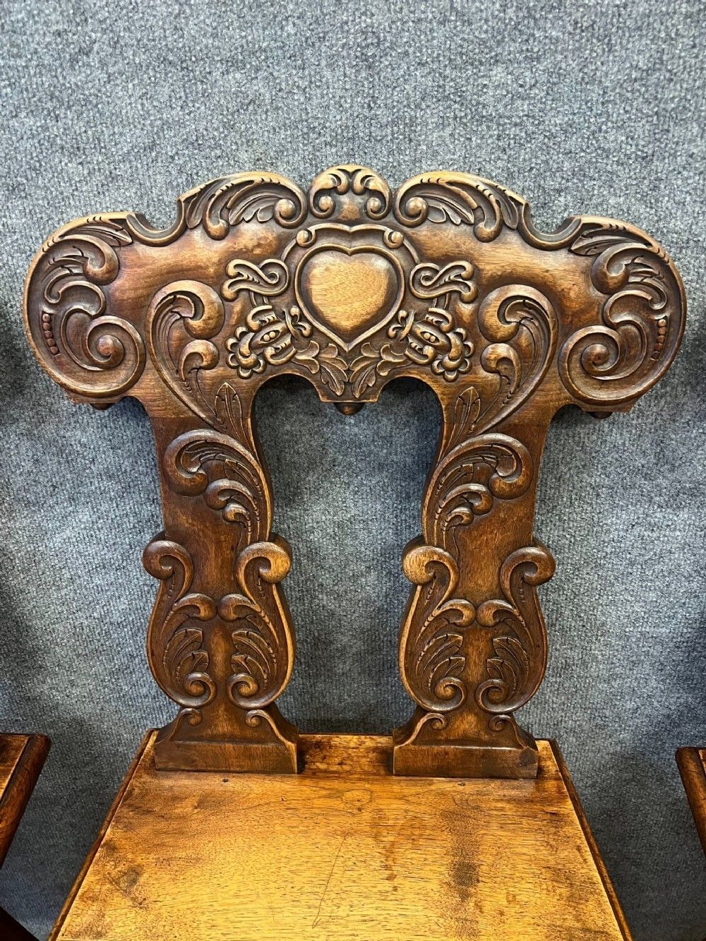 Set Of 4 Swiss Alpine Escabelle Chairs photo Furniture