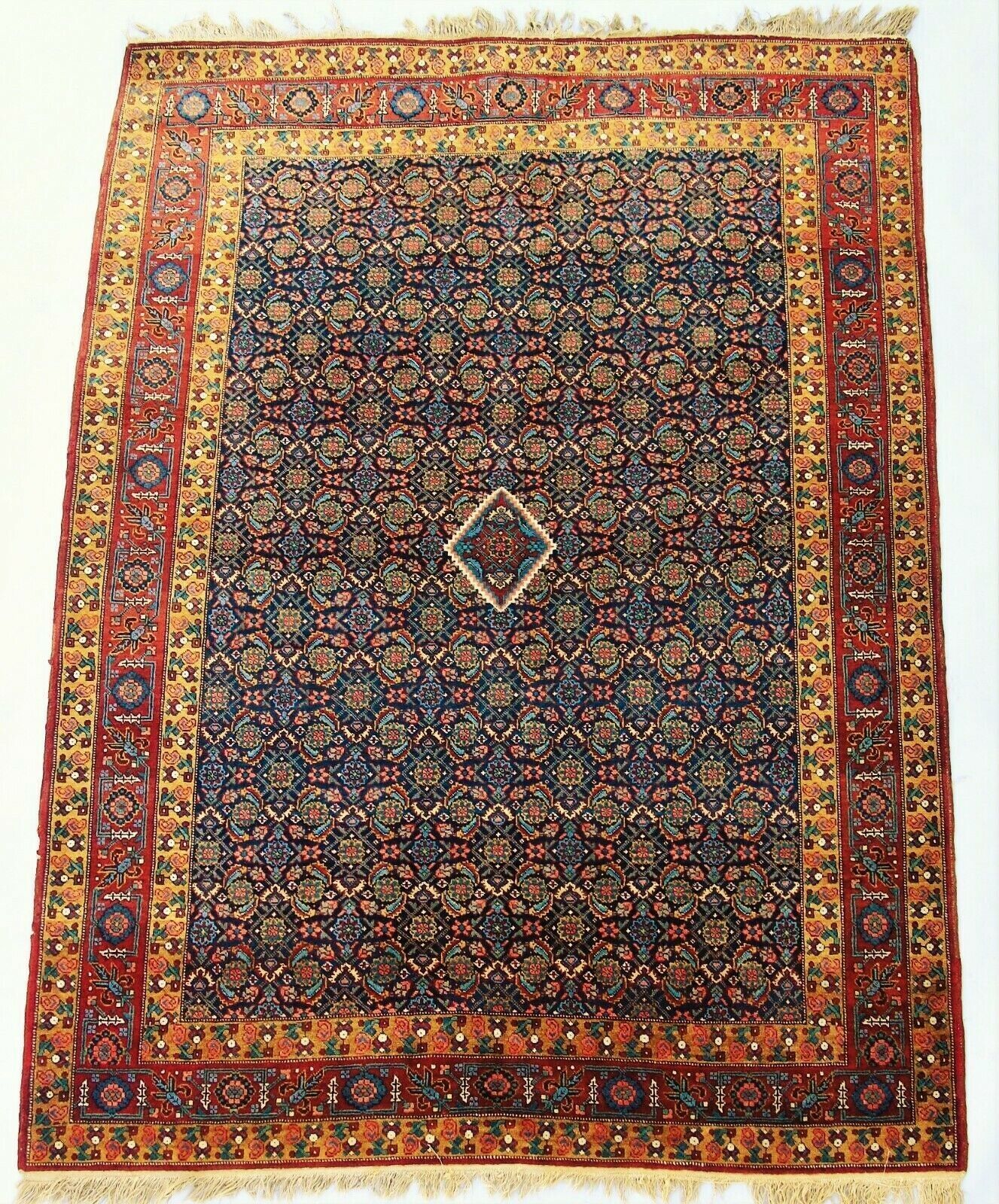 Antique Feraghan Carpet, 1800s photo for sale