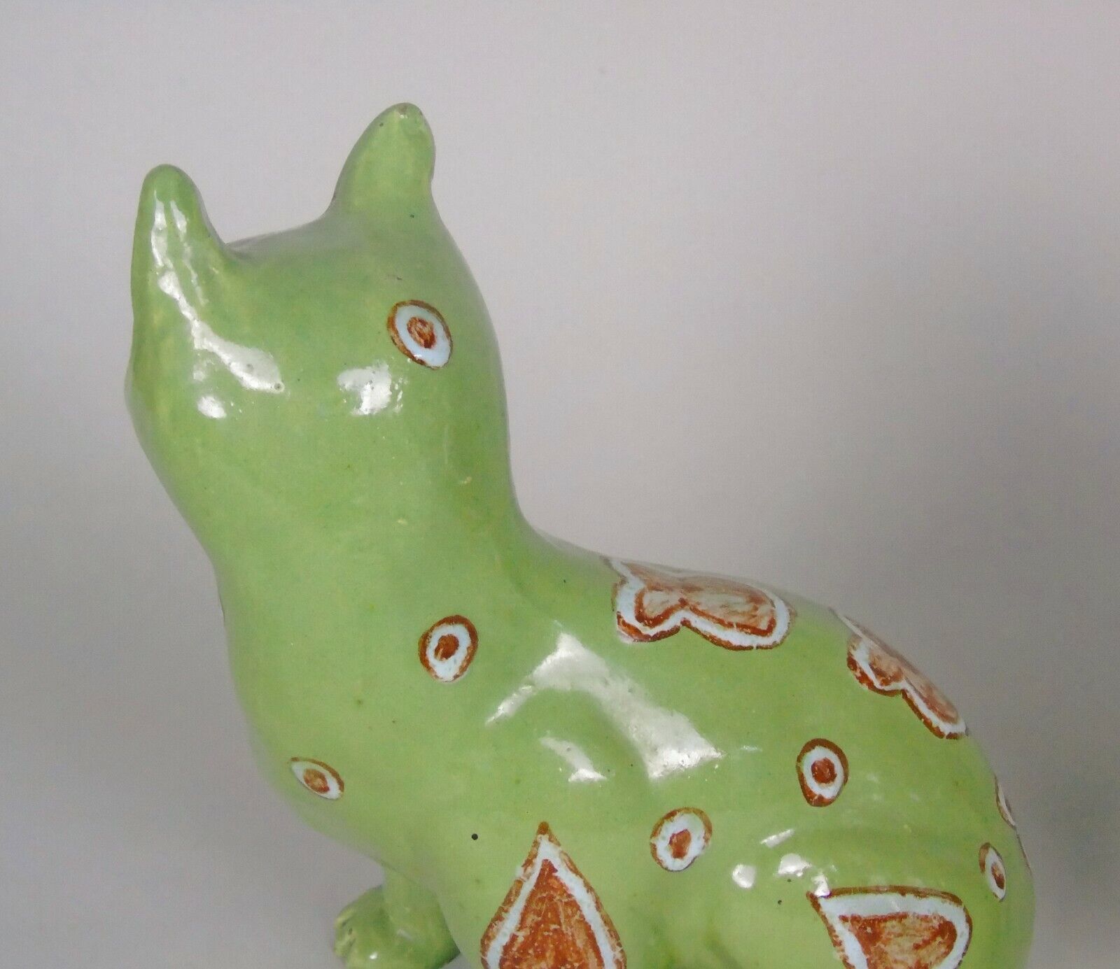 Good Pair Of 19th Century Mosanic Galle Style Cats photo buy