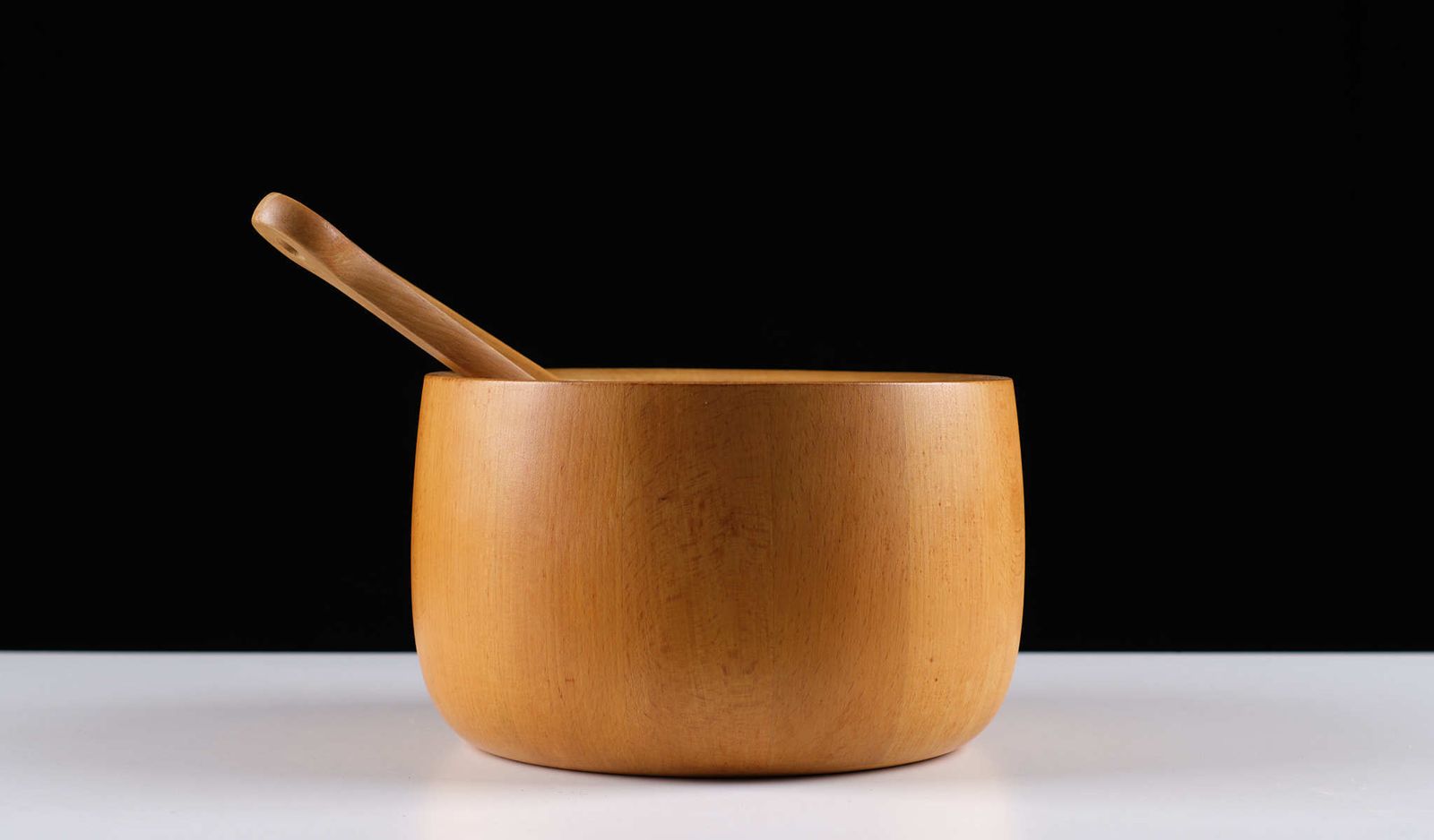 Richard Nissen Solid Teak Salad Bowl Set, 1960s, Denmark photo buy