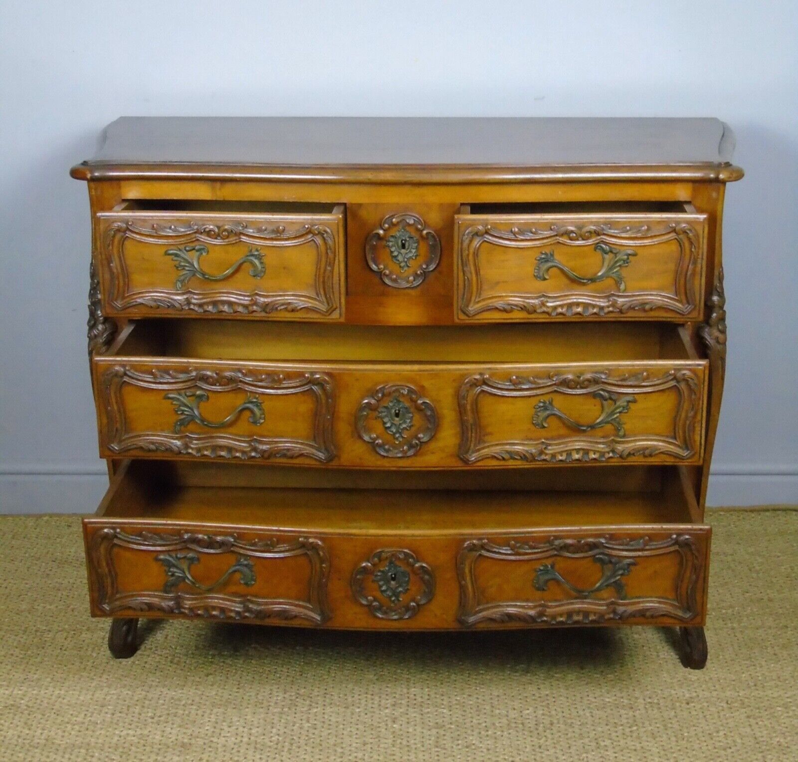 Good Antique French Walnut Chest Of Drawers photo 1250.0