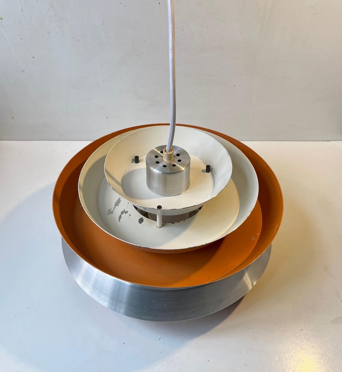Scandinavian Modern Pendant Lamp Trava By Carl Thore For Granhaga 1960s photo 609.0