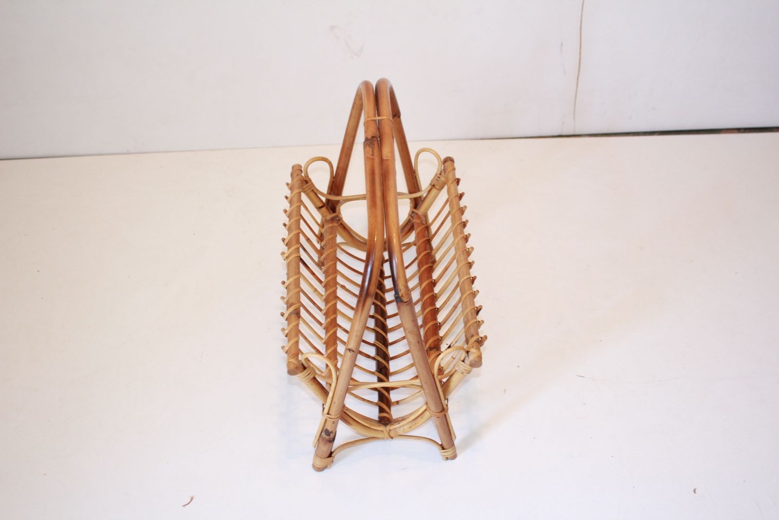 1960s Bamboo Magazine Rack, Franco Albini 1960's photo for sale