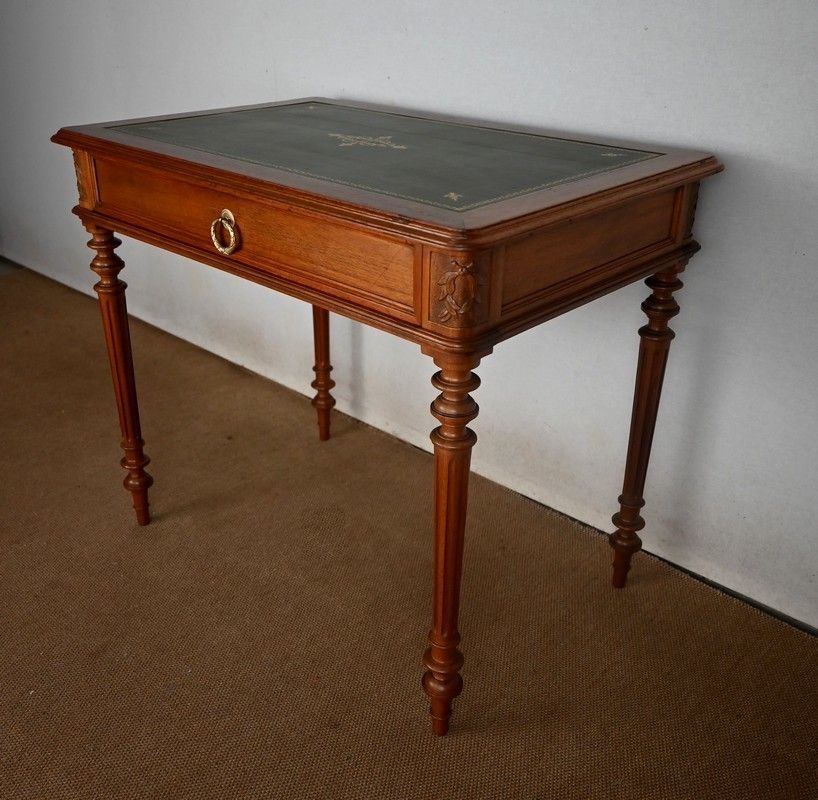 Small Mahogany Desk, Louis XVI Style – 1900 photo for sale