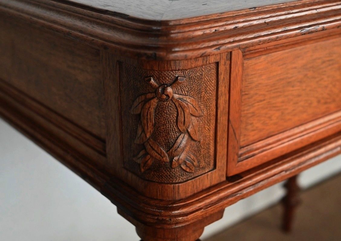 2719.2 Small Mahogany Desk, Louis XVI Style – 1900 photo