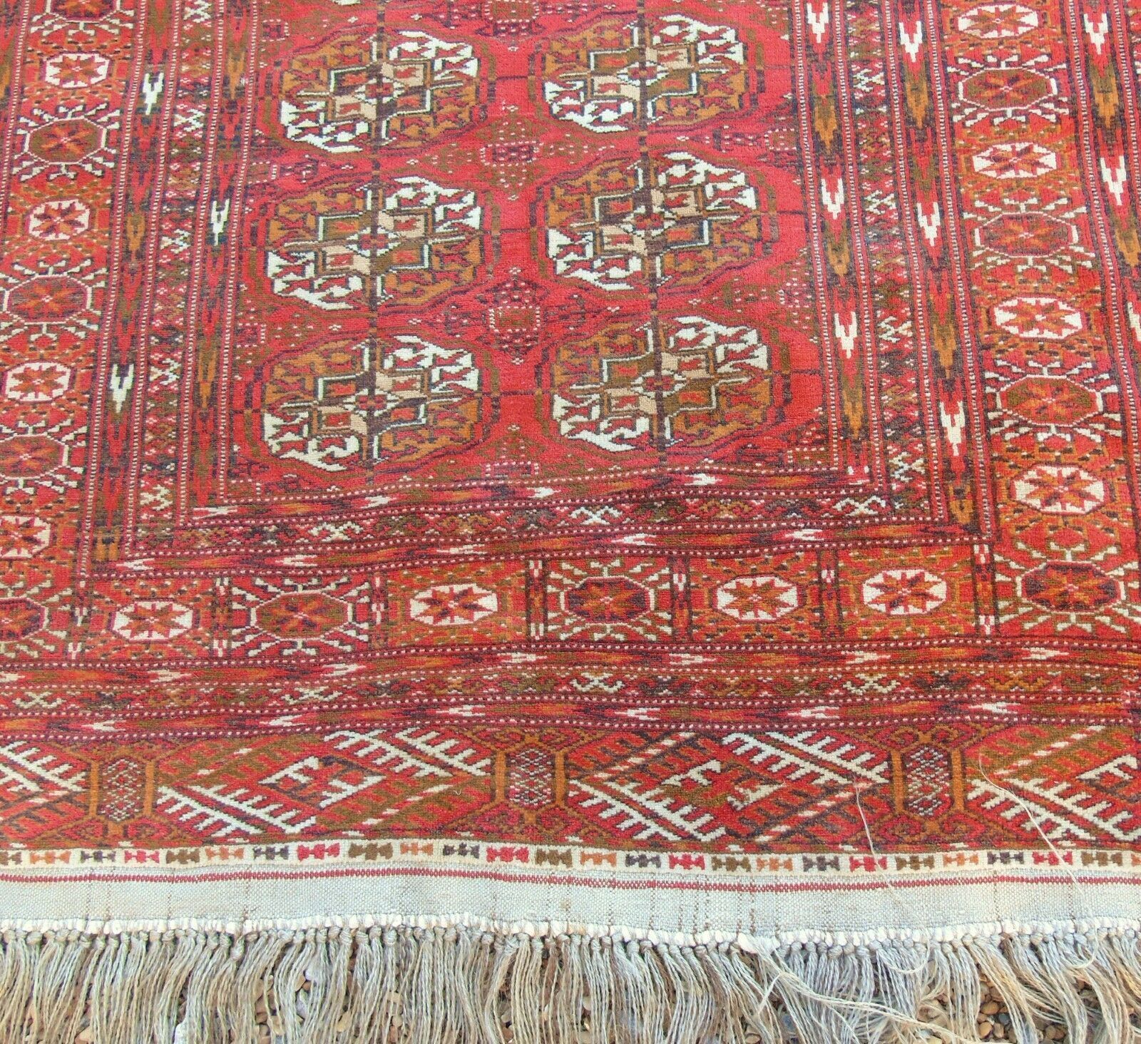 Antique Tekke Turkman Carpet, 1920s photo 695.0