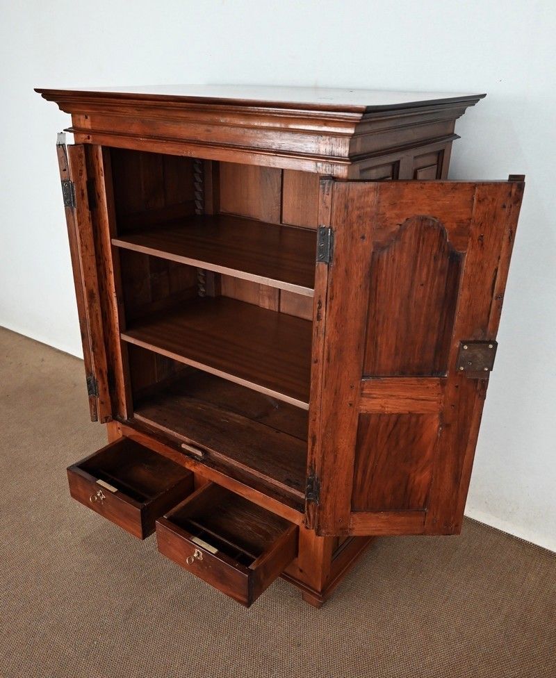 Small Spice Cabinet In Pondicherry Teak   Late 19th Century photo Furniture