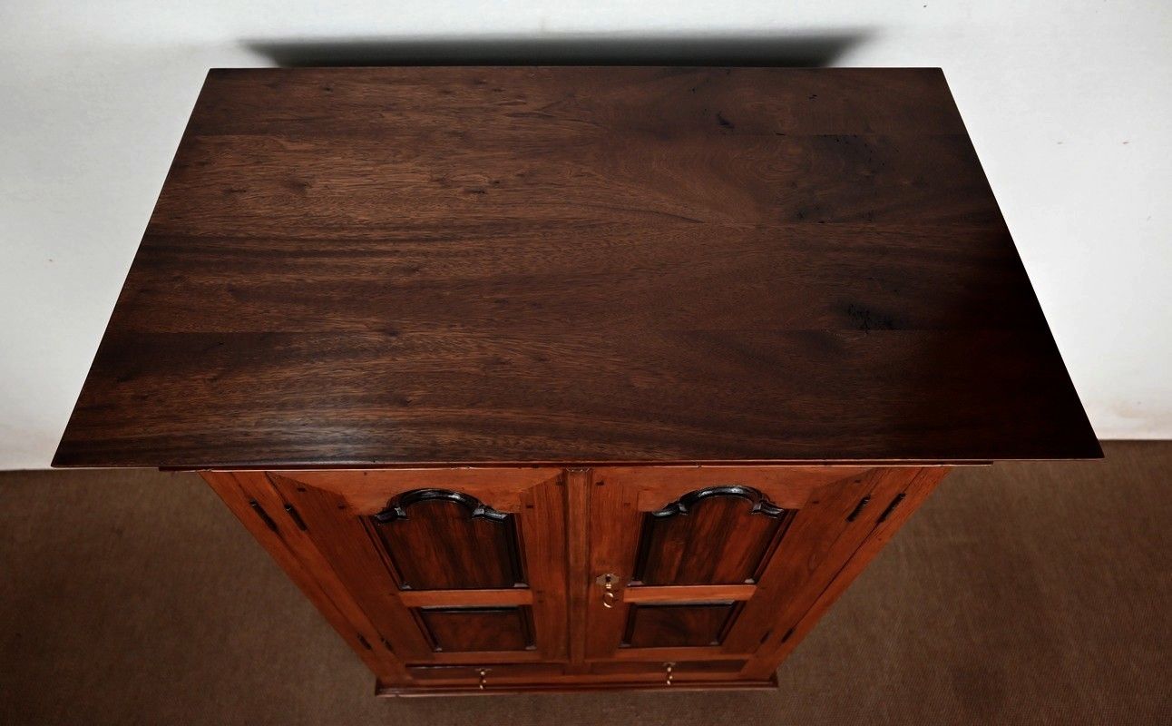 Small Spice Cabinet In Pondicherry Teak   Late 19th Century photo 3280.55