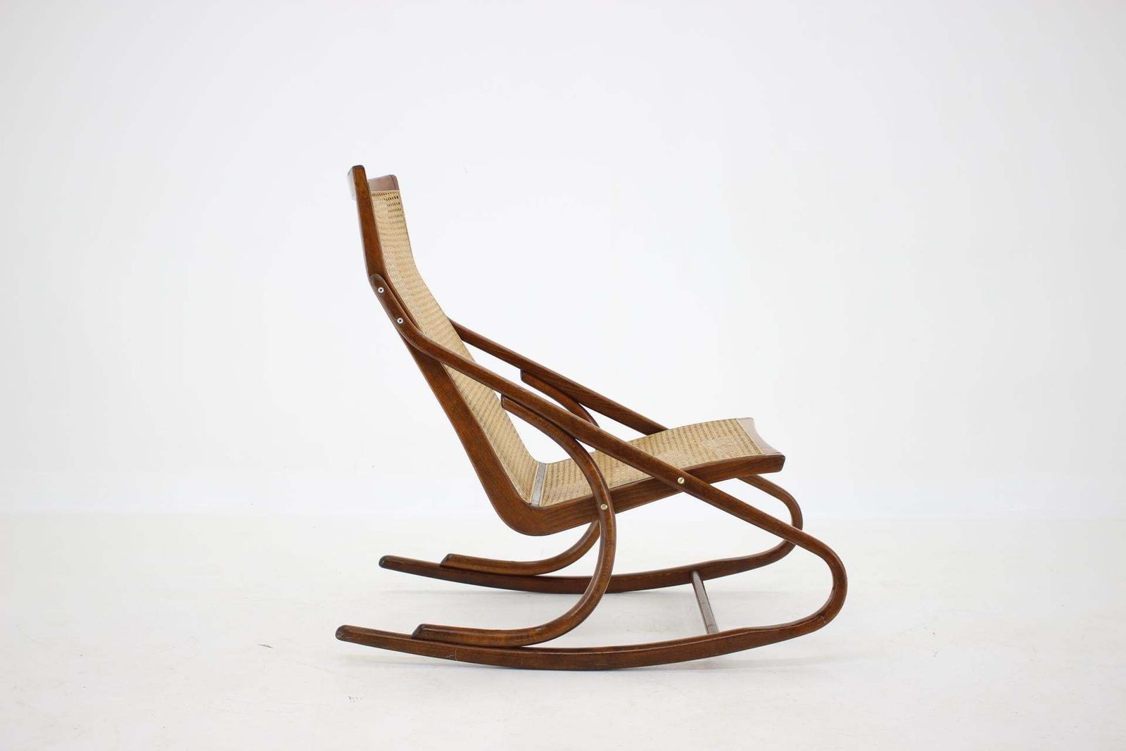 1960s Antonin Suman Bentwood Rocking Chair, Czechoslovakia photo 879.0