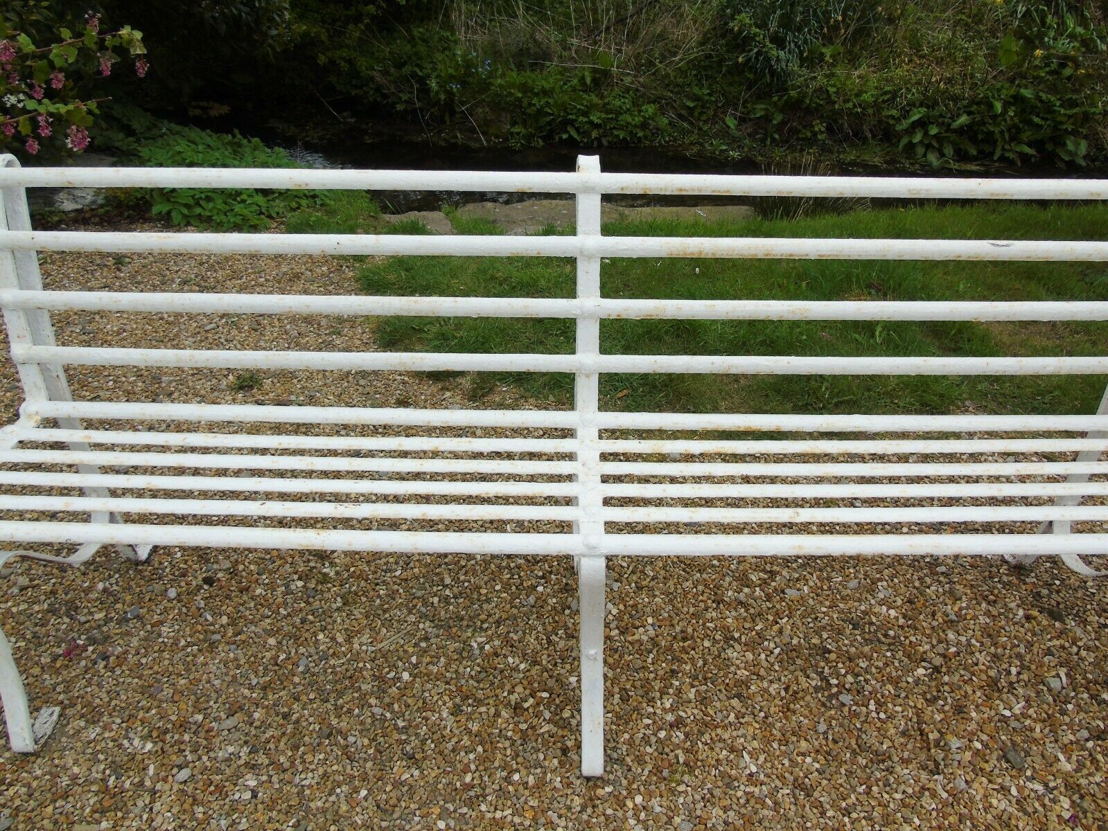 Good Early 19th Century Regency Style Garden Bench photo vintage