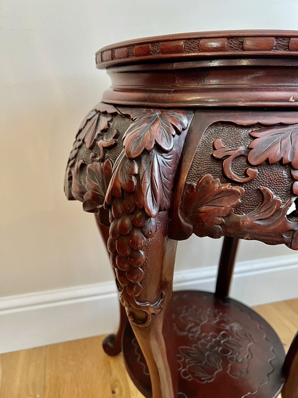 Antique Quality Carved Jardiniere Stand photo buy