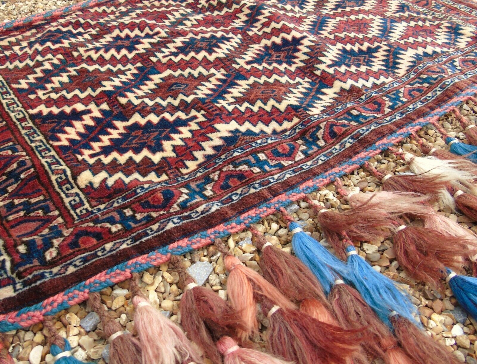 Rare Fabulous Antique Hand Woven Yomut Asmalyk photo for sale