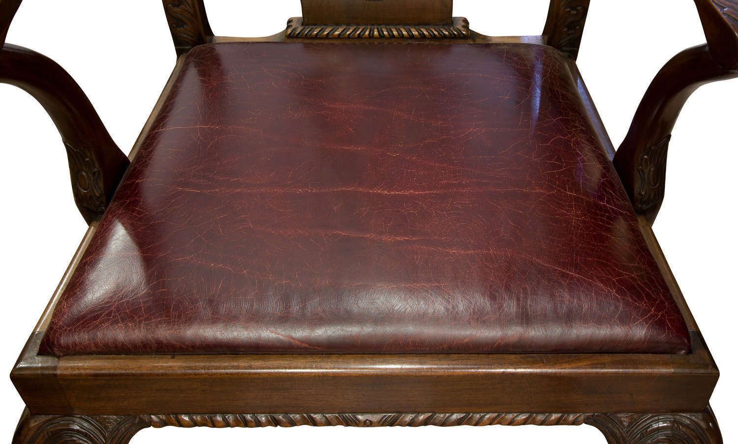 Chippendale Style Desk Chair, Early 20th Century photo vinterior