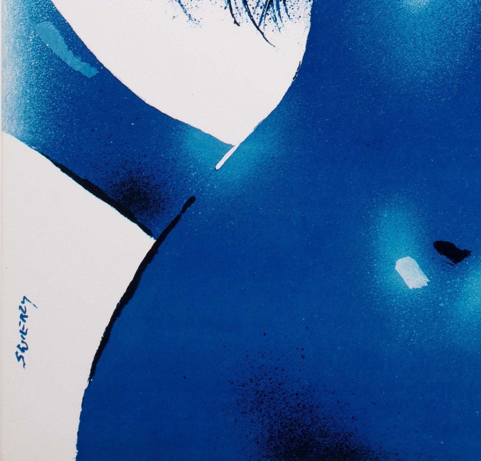 Cyrk Bearded Blue Lady 1983 Polish Circus Poster, Waldemar Swierzy photo buy