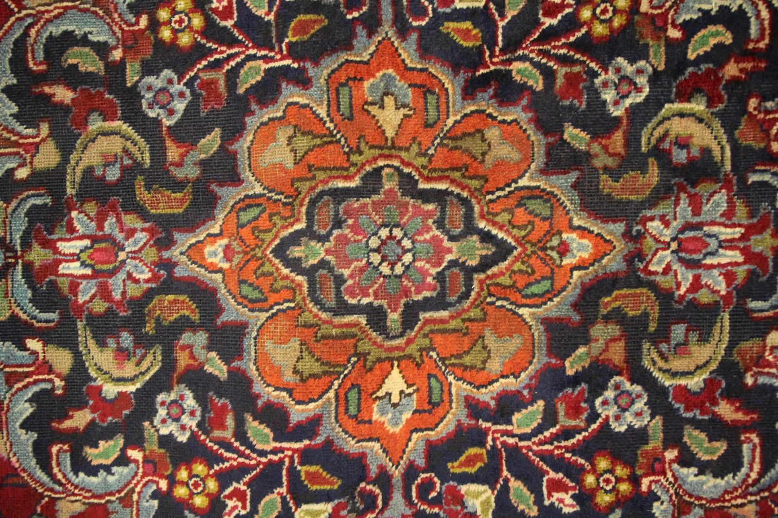 Vintage Rug Red Wool Carpet, Large Handwoven Oriental Area Rug photo vinterior