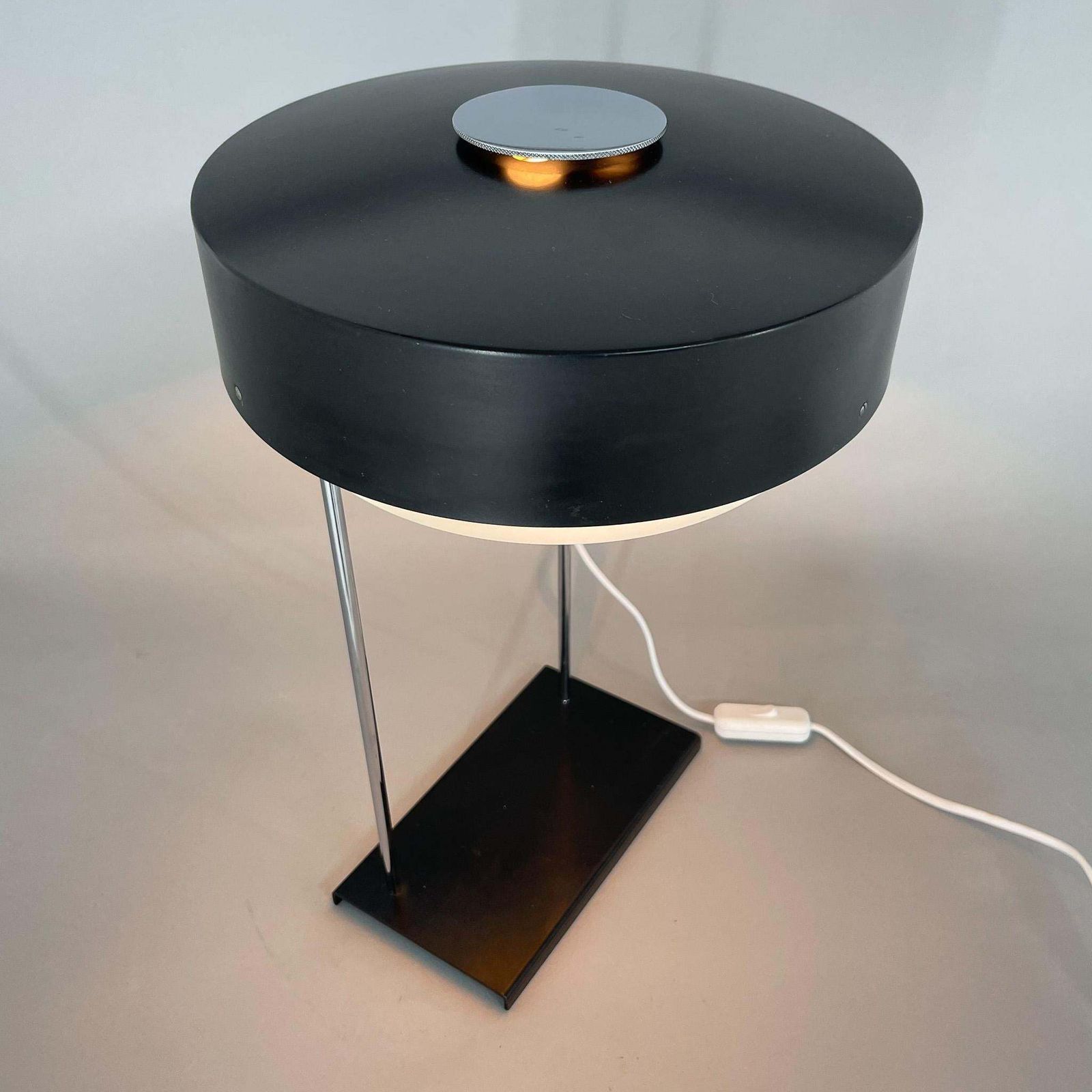 Rare Midcentury Table Lamp By Josef Hůrka For Napako, Marked photo for sale