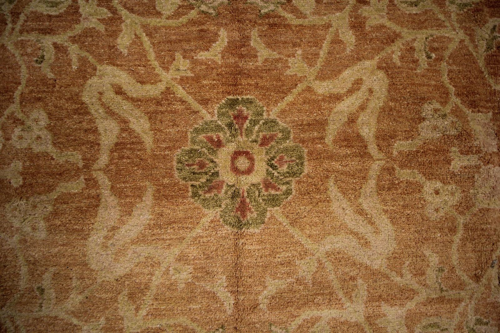 Handmade Carpet Large Vintage Rug Ziegler Style Wool Living Room Rug photo for sale