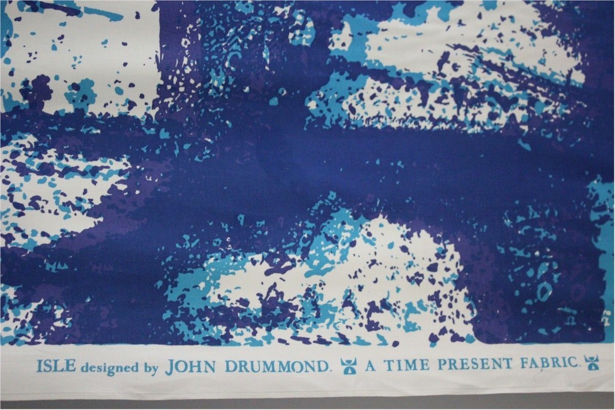 Hull Traders Ltd "Isle" By John Drummond Hand Screen Printed Fabric photo vinterior