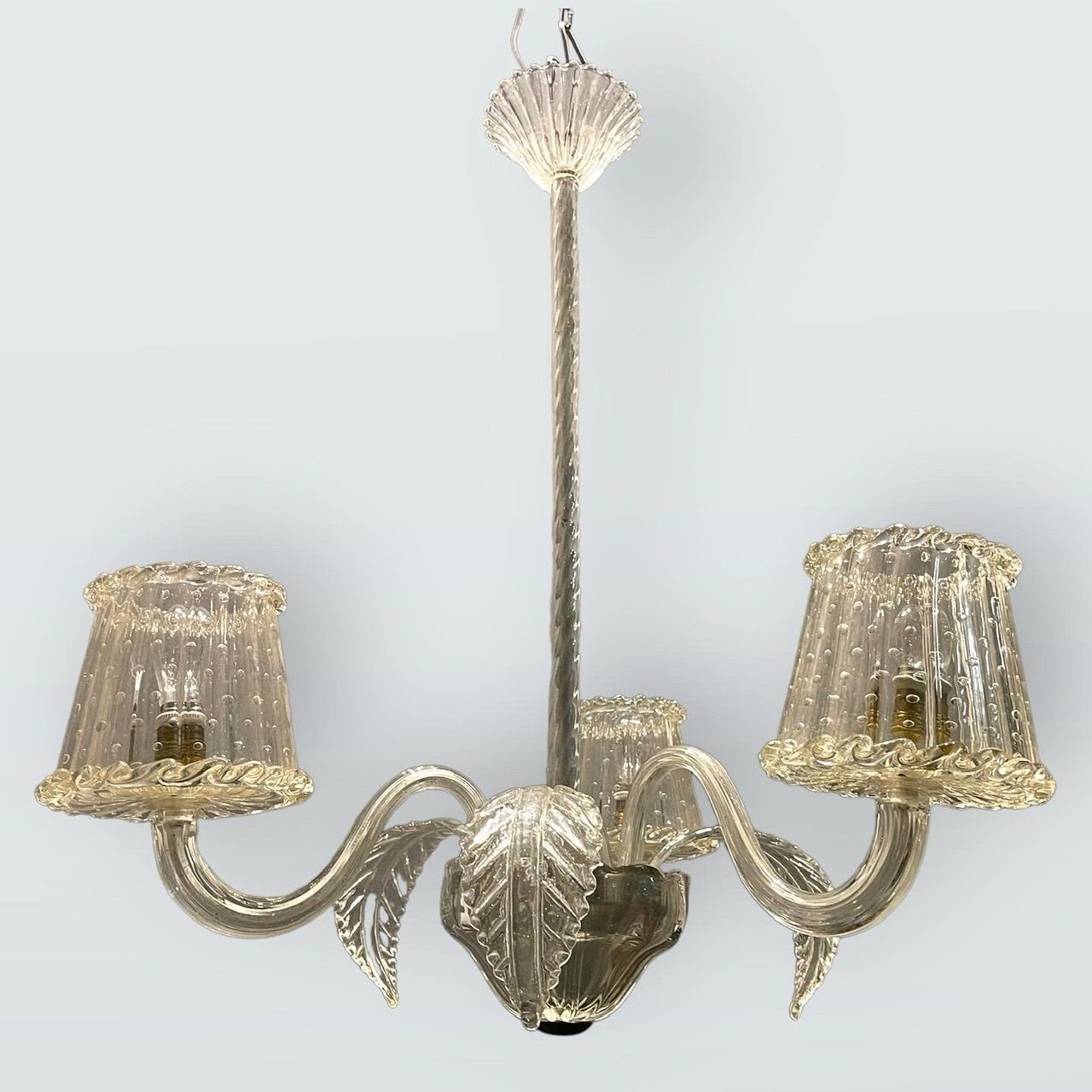 Venetian Murano Glass Chandelier 1940’s