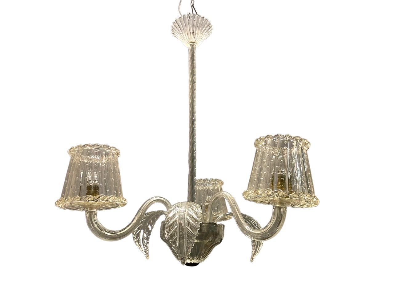 Venetian Murano Glass Chandelier 1940’s photo buy