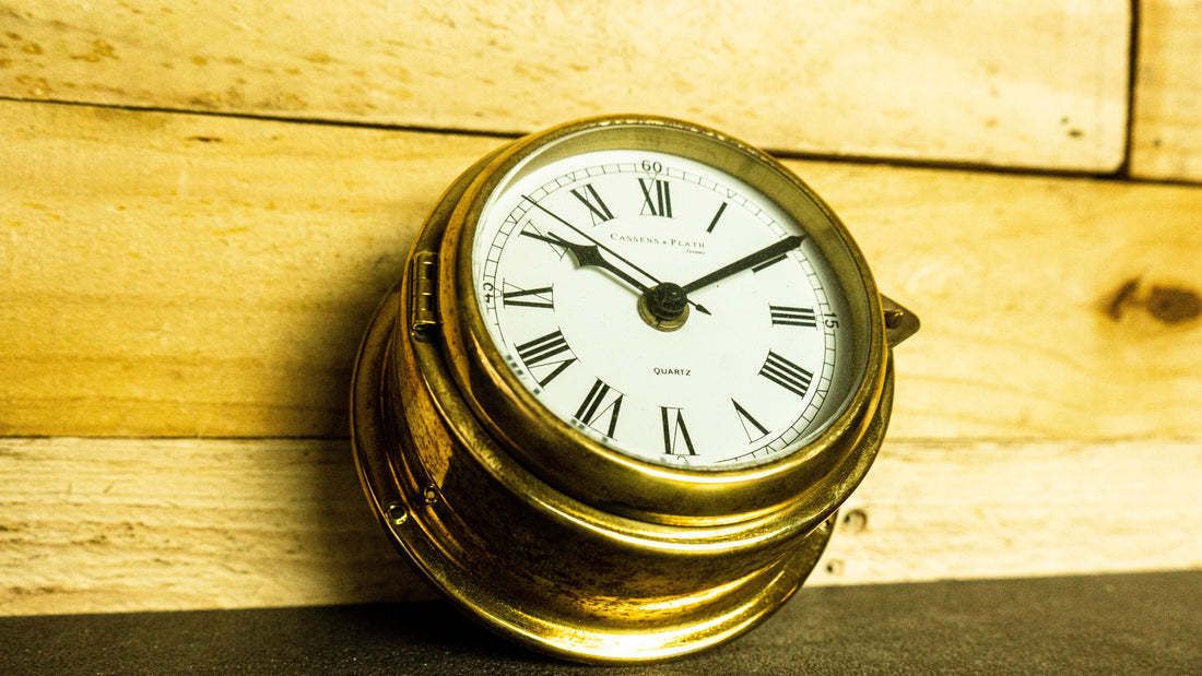 Brass Metal Small Wall Clock photo furniture