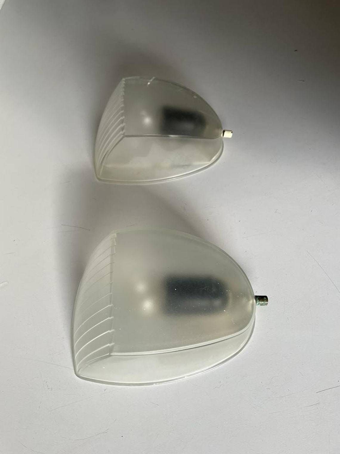Transparent Glass Pair Of Sconces By Artemide, 1970s, Italy photo 1133.36