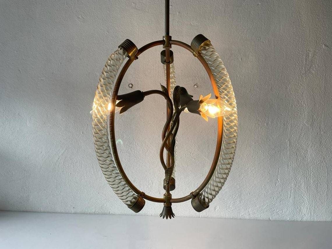 Murano Glass Chandelier By Barovier & Toso, 1930s/40s, Italy photo Lighting