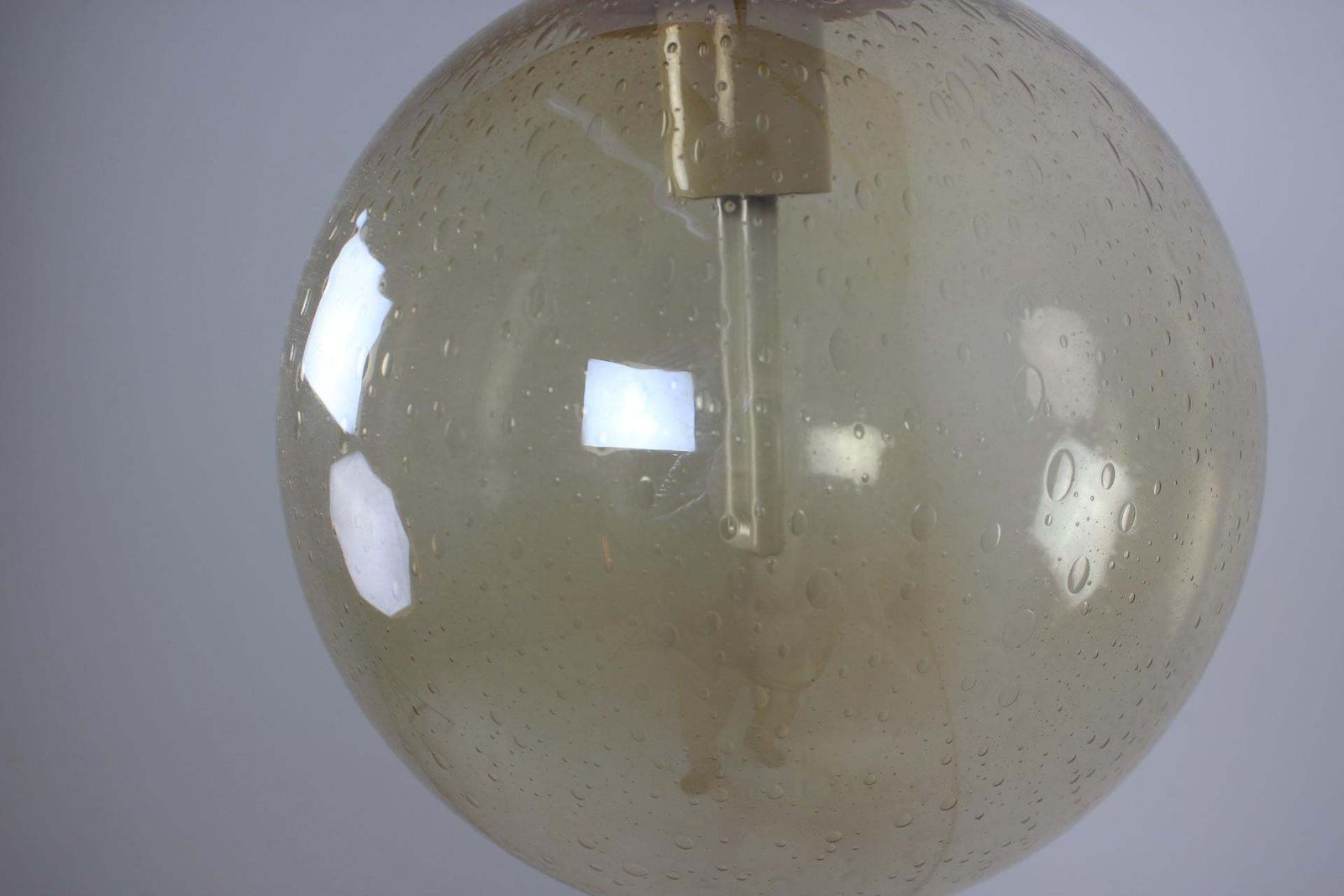 Mid Century Glass Pendant Czechoslovakia, 1982, Up To 10 Pieces photo vinterior