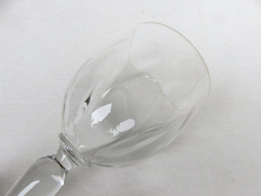 Large Glass Wine Glasses, France, Set Of 7 photo vinterior