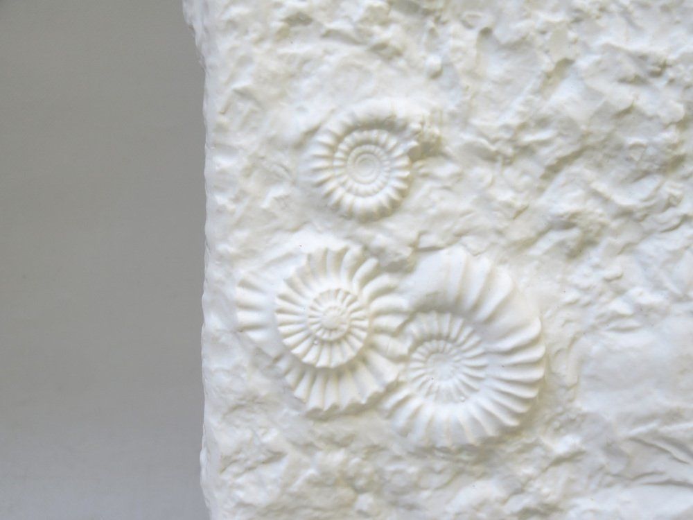 White Bisquit Porzellan Vase From Ak Kaiser, 1970s photo buy