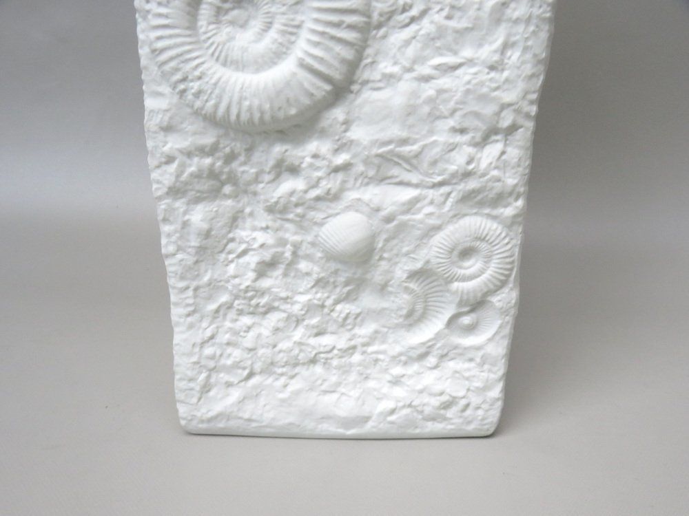 photo buy White Bisquit Porzellan Vase From Ak Kaiser, 1970s