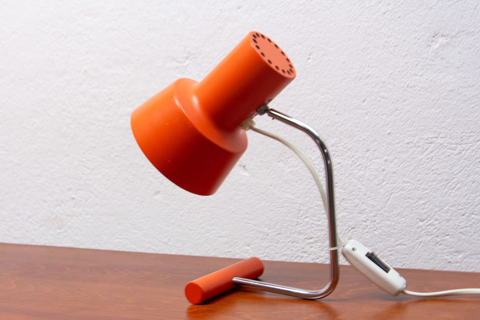 Mid Century Adjustable Desk Lamp By Josef Hurka For Napako, Czechoslovakia photo for sale