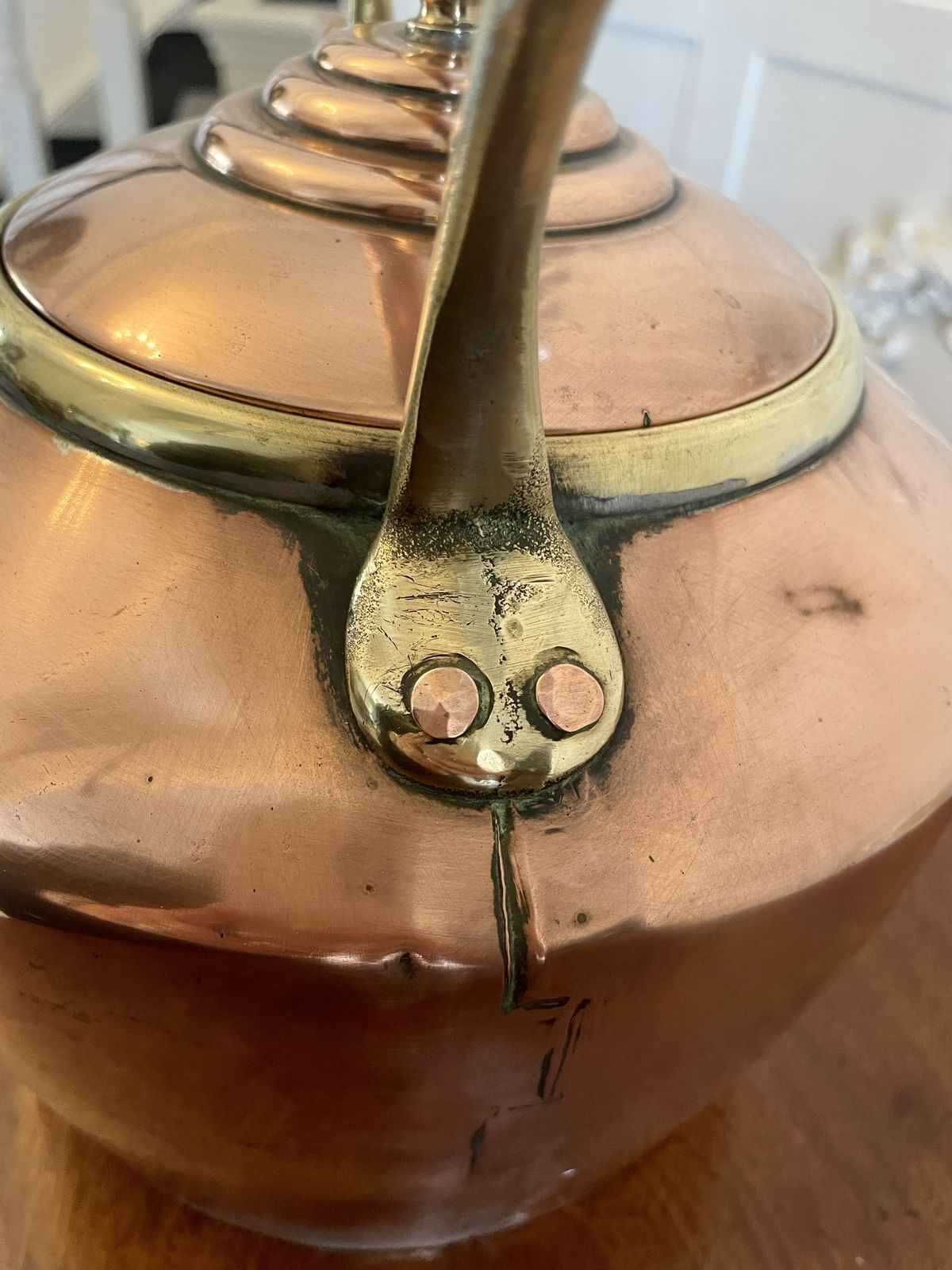 Antique Quality Copper Kettle photo furniture