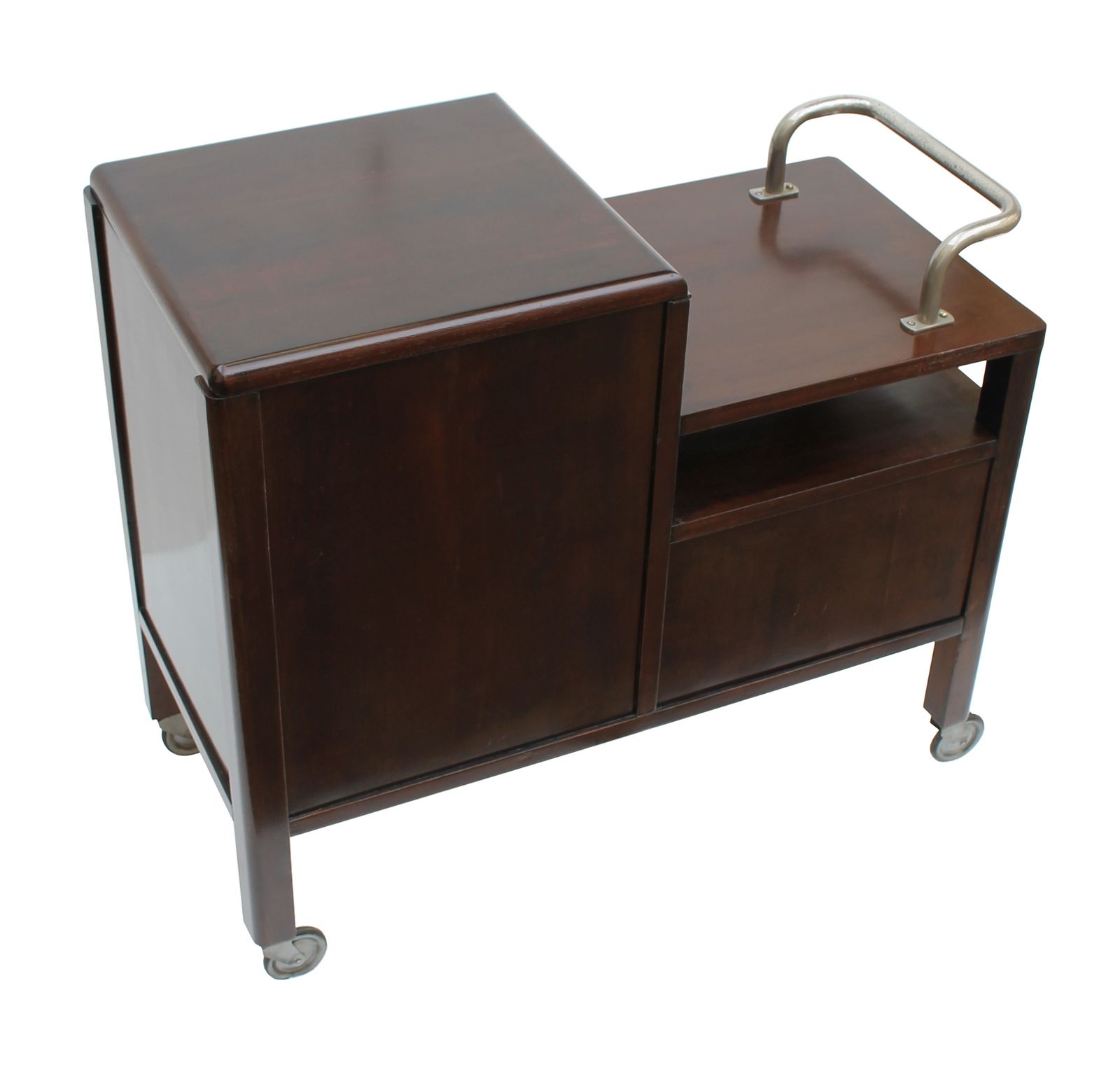 photo vinterior 1930's Modernist Drink Cabinet Model D 625 By Thonet